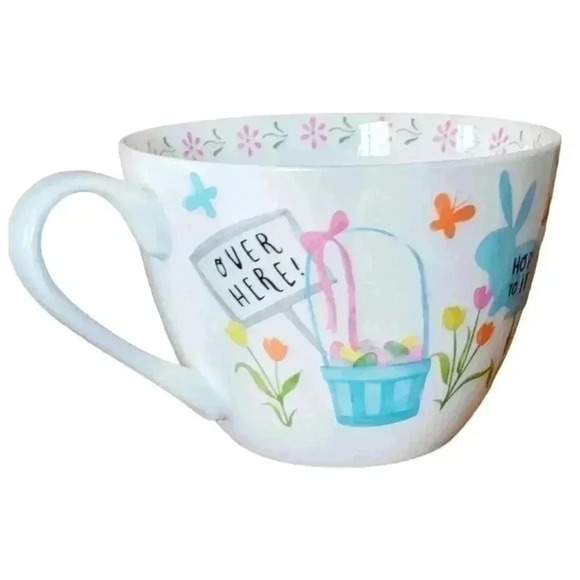 Portobello by Design mug Easter bunny egg hunt Bone China  coffee tea gift 14 oz - Picture 2 of 12